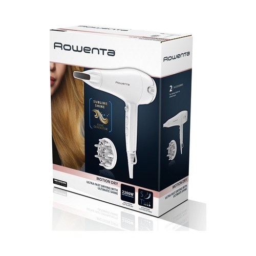 Rowenta CV5730 Ultimate Shine Ionic Beyaz Saç Kurutma Makinesi 